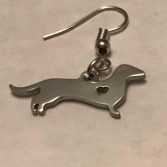 Dachshund Wiener Dog Earrings - Picture 6 of 6